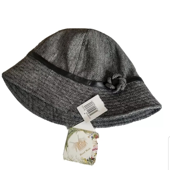 NEW Cappelli Gray Wool Blend Bucket Hat